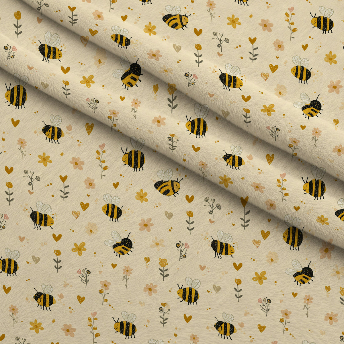 Pollen Parade Pattern 3 Minky Fabric
