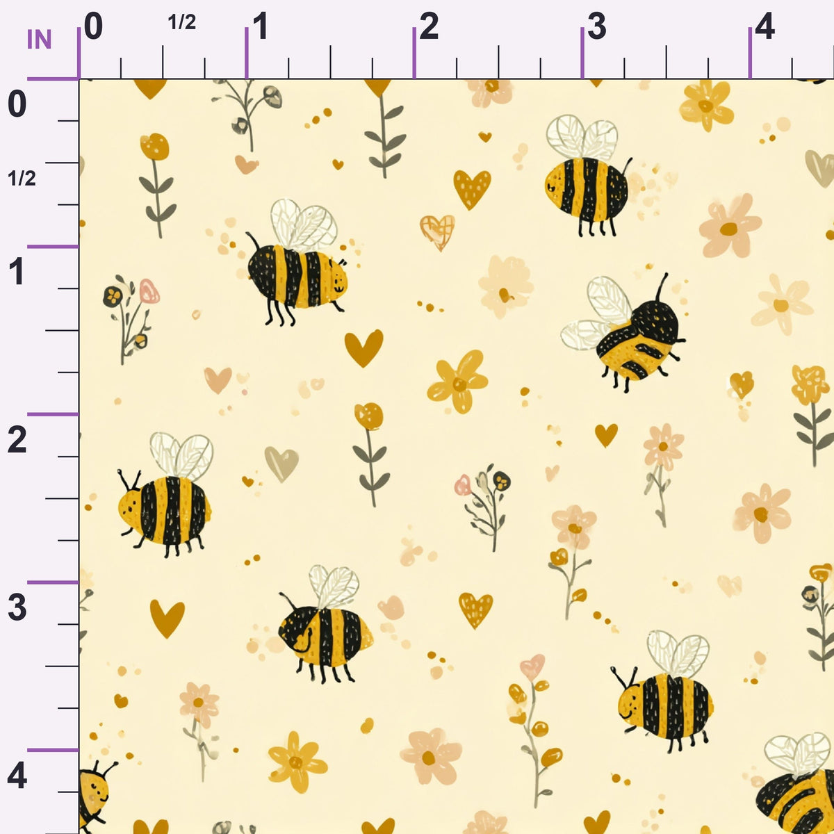 Pollen Parade Pattern 3 Minky Fabric