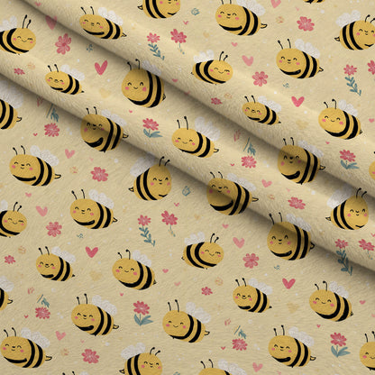 Pollen Parade Pattern 30 Minky Fabric