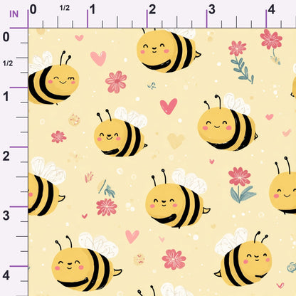 Pollen Parade Pattern 30 Minky Fabric