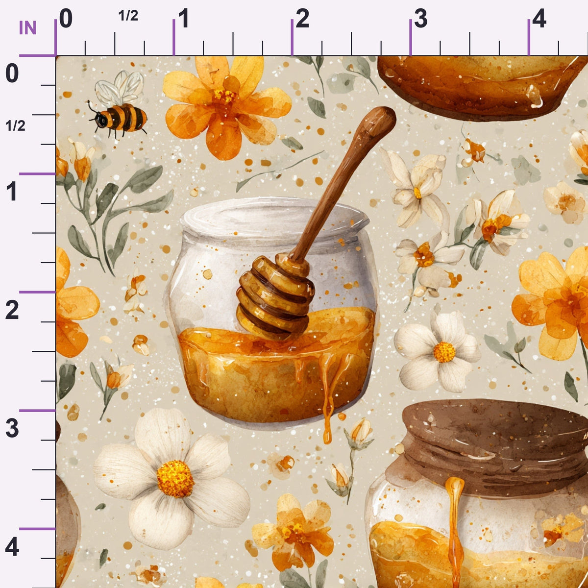 Pollen Parade Pattern 32 Minky Fabric