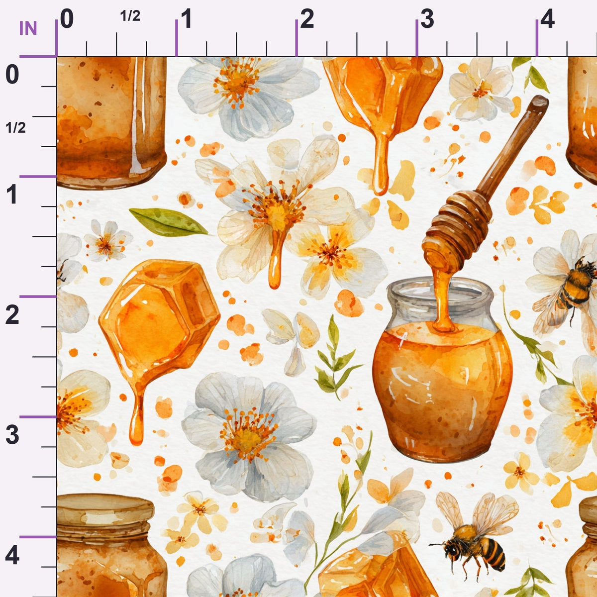 Pollen Parade Pattern 33 Minky Fabric