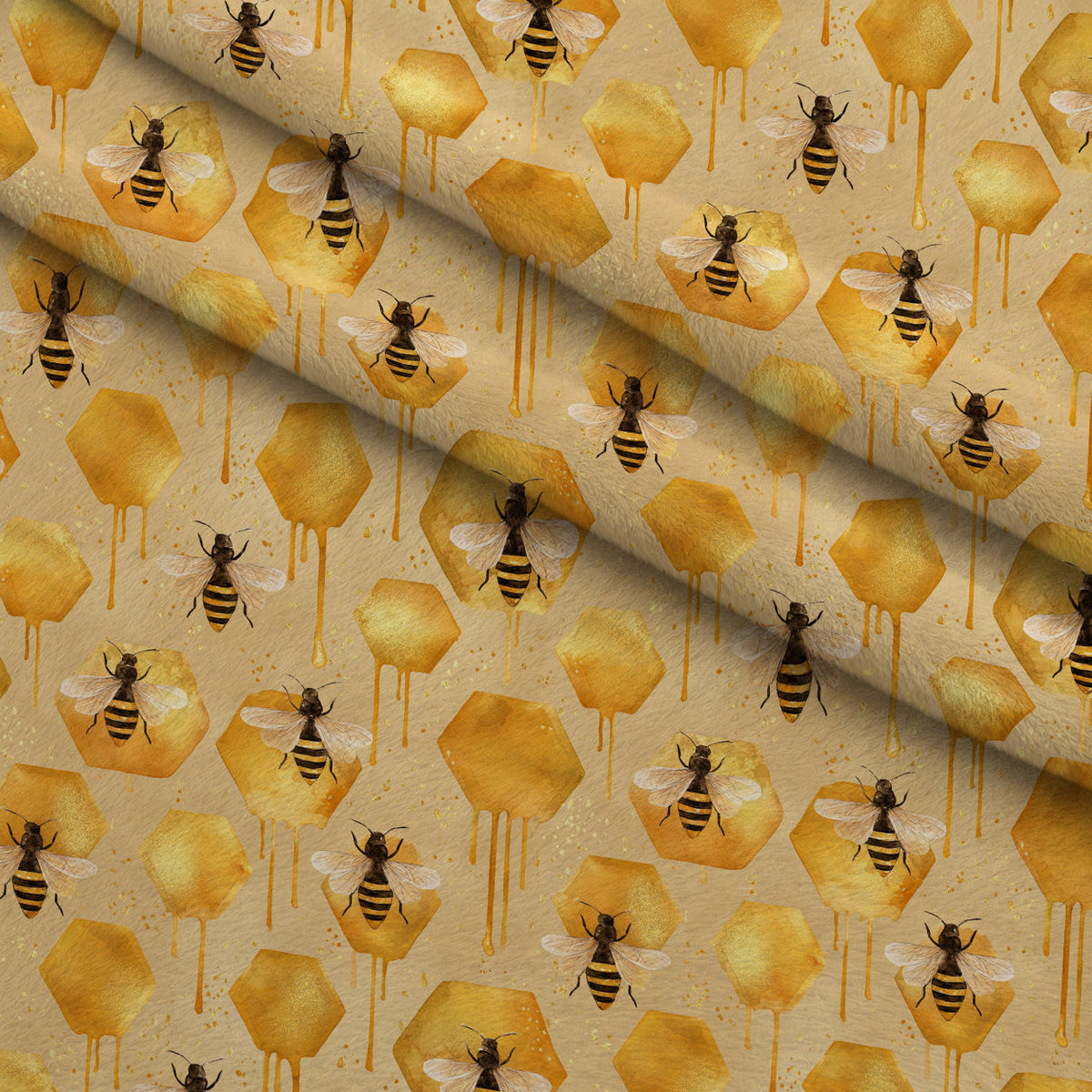 Pollen Parade Pattern 35 Minky Fabric