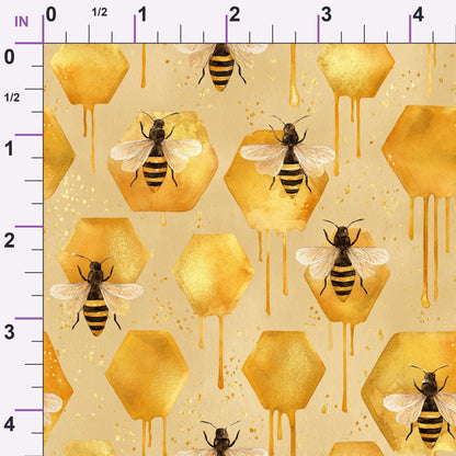 Pollen Parade Pattern 35 Minky Fabric