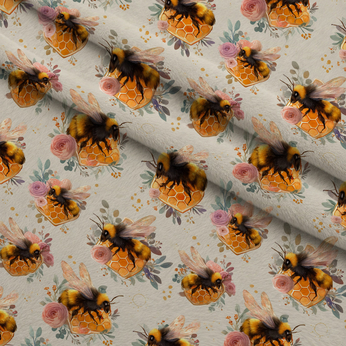 Pollen Parade Pattern 37 Minky Fabric
