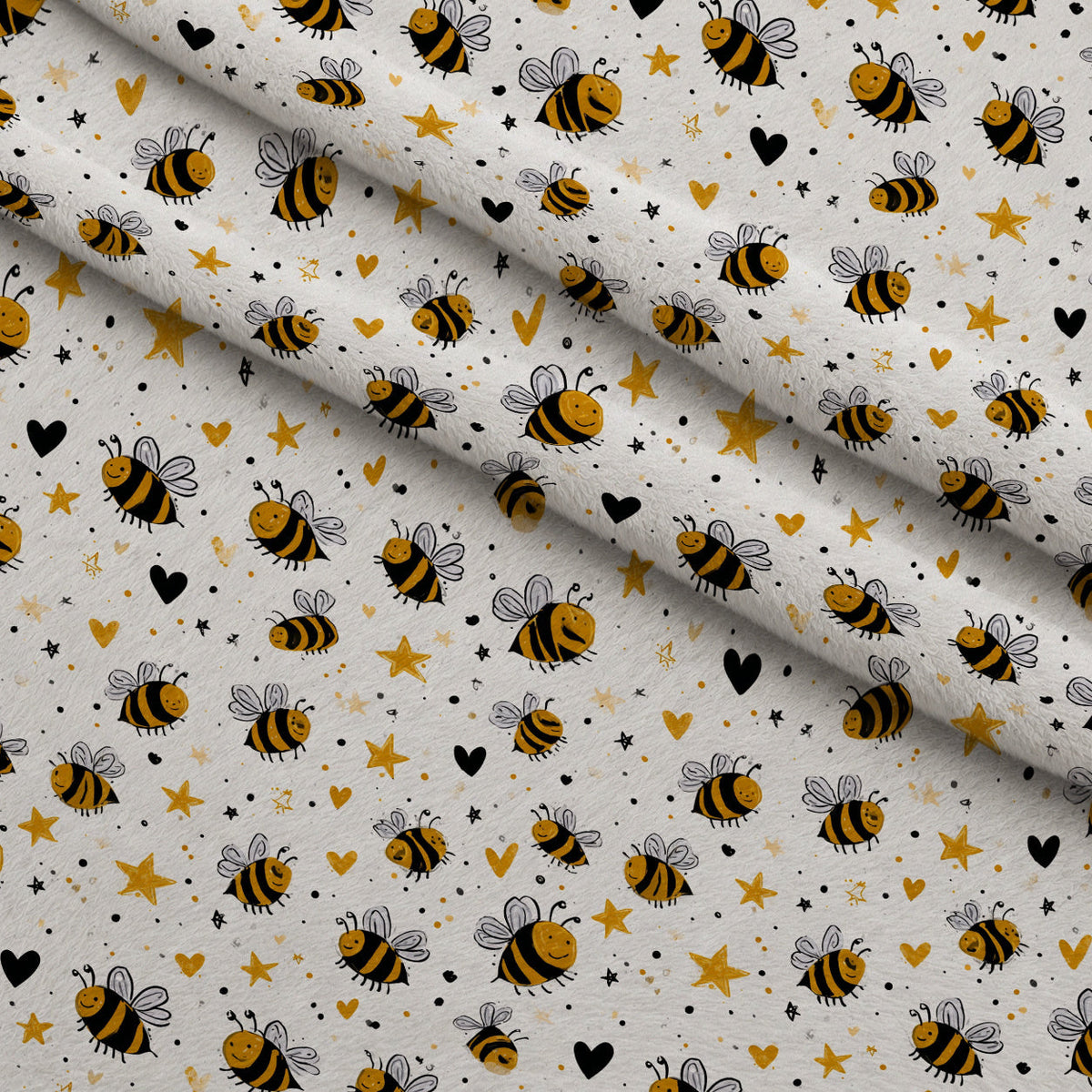 Pollen Parade Pattern 4 Minky Fabric
