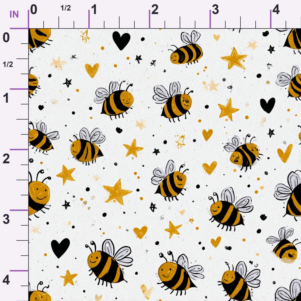 Pollen Parade Pattern 4 Minky Fabric