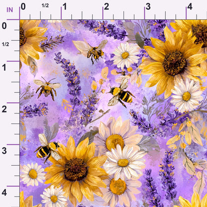 Pollen Parade Pattern 43 Minky Fabric