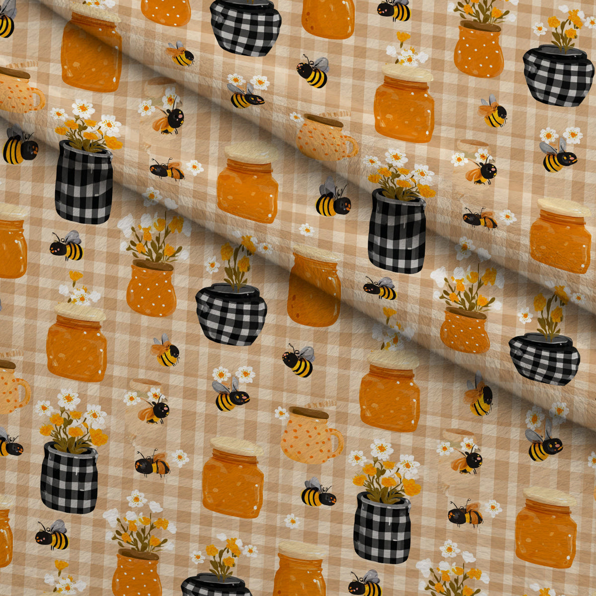 Pollen Parade Pattern 44 Minky Fabric