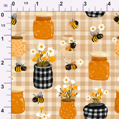 Pollen Parade Pattern 44 Minky Fabric