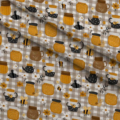Pollen Parade Pattern 45 Minky Fabric