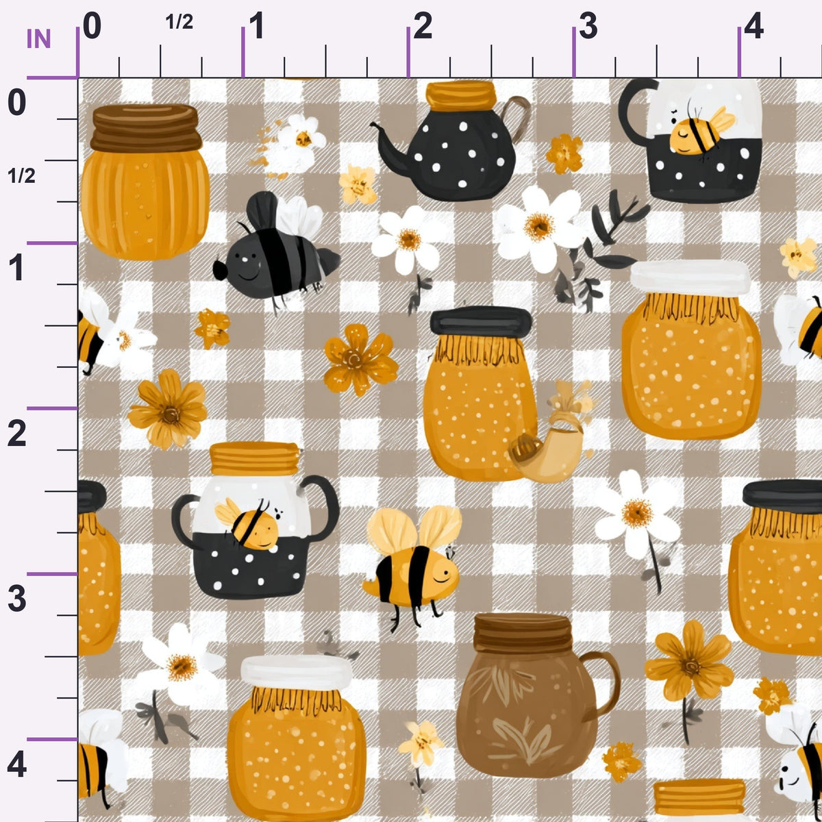 Pollen Parade Pattern 45 Minky Fabric