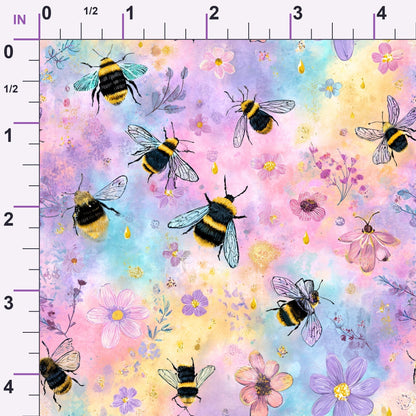 Pollen Parade Pattern 46 Minky Fabric