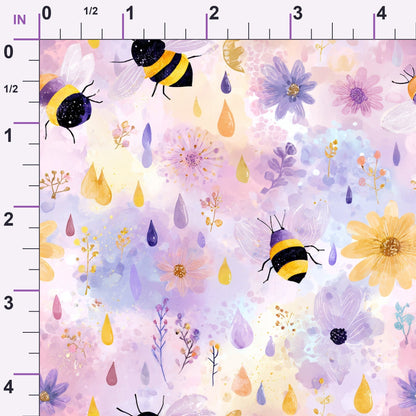 Pollen Parade Pattern 47 Minky Fabric