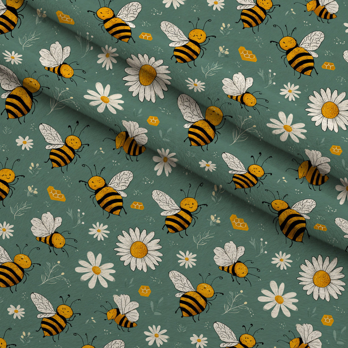 Pollen Parade Pattern 50 Minky Fabric