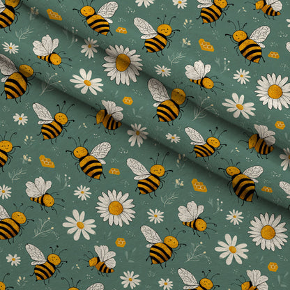 Pollen Parade Pattern 50 Minky Fabric