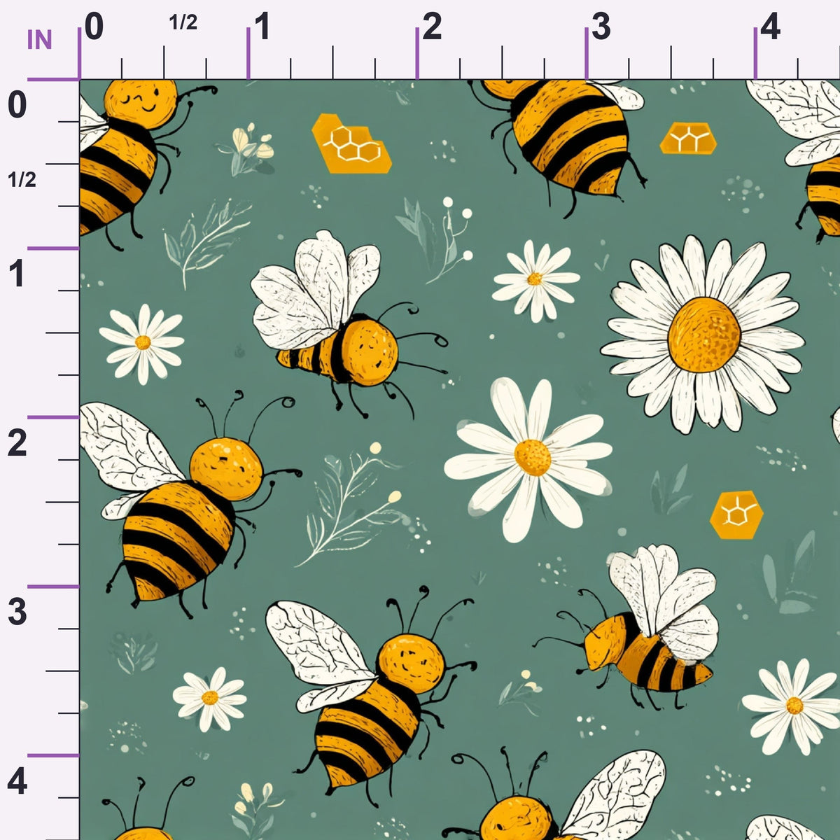 Pollen Parade Pattern 50 Minky Fabric