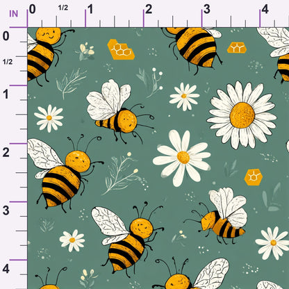 Pollen Parade Pattern 50 Minky Fabric