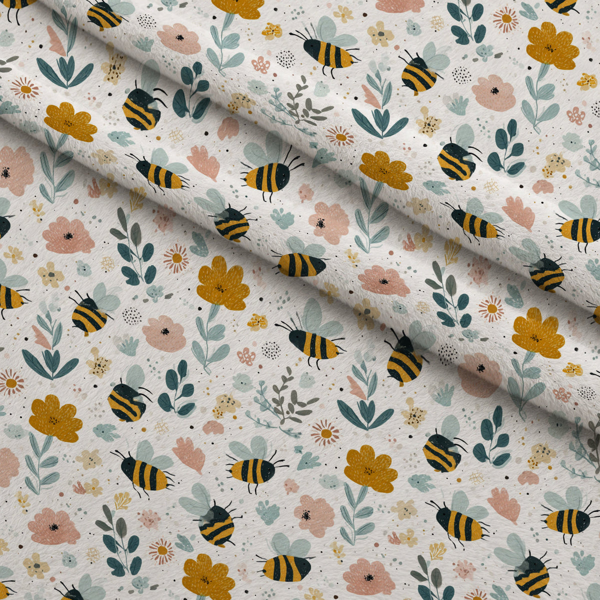 Pollen Parade Pattern 52 Minky Fabric