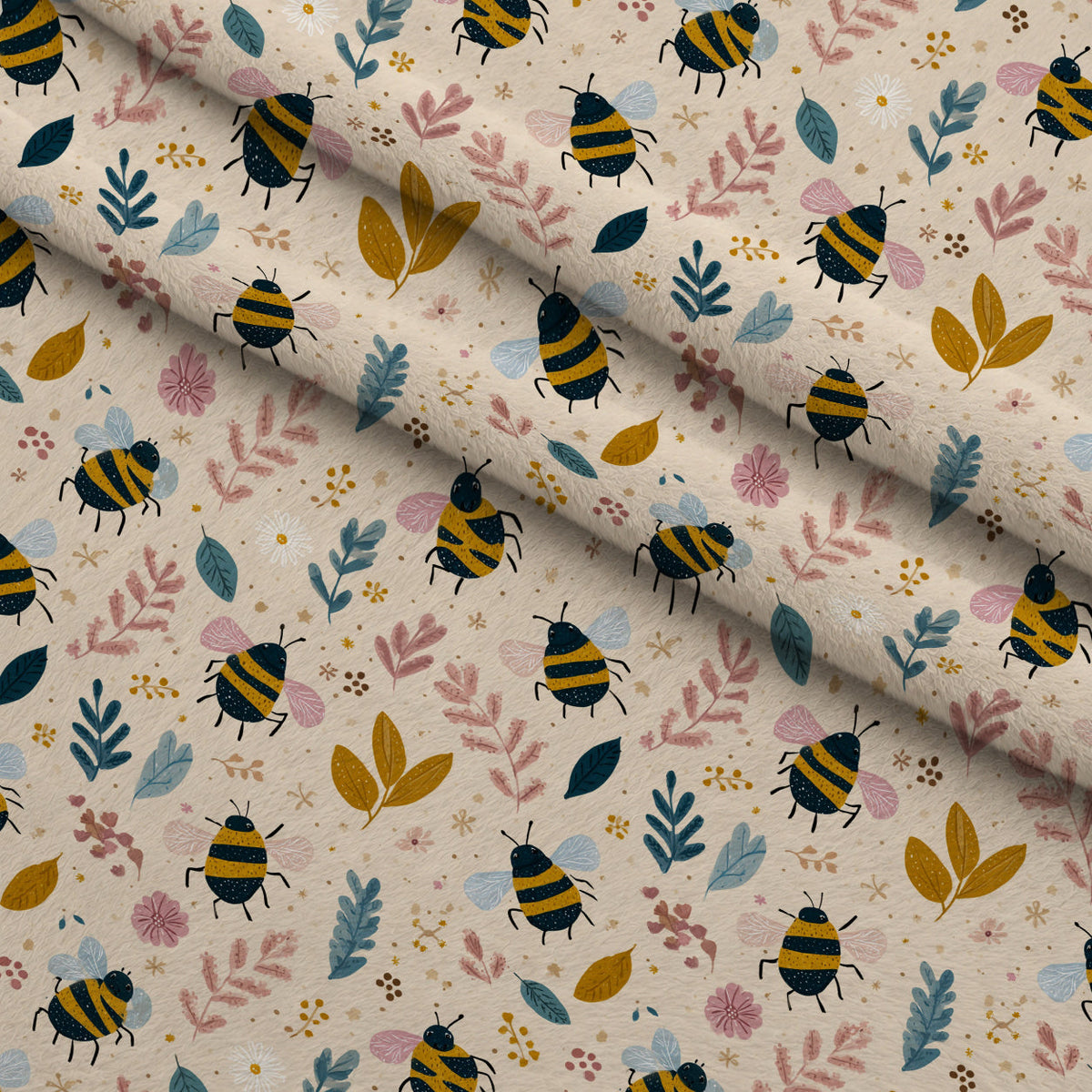 Pollen Parade Pattern 54 Minky Fabric