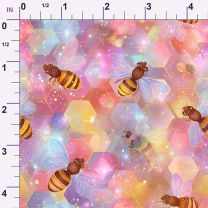 Pollen Parade Pattern 55 Minky Fabric