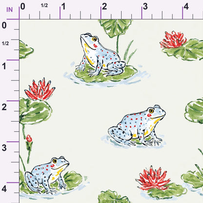 Pond Hoppers Pattern 1 Minky Fabric
