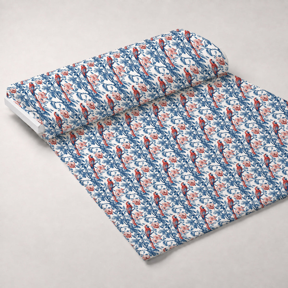 Porcelain Aviary Pattern 5 Minky Fabric