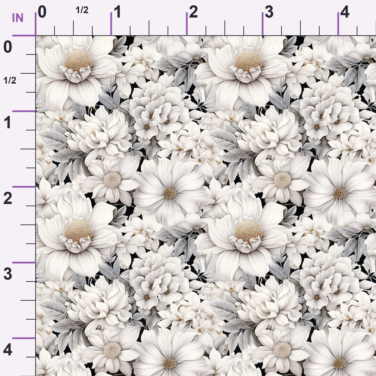 Porcelain Petals Pattern 11 Minky Fabric
