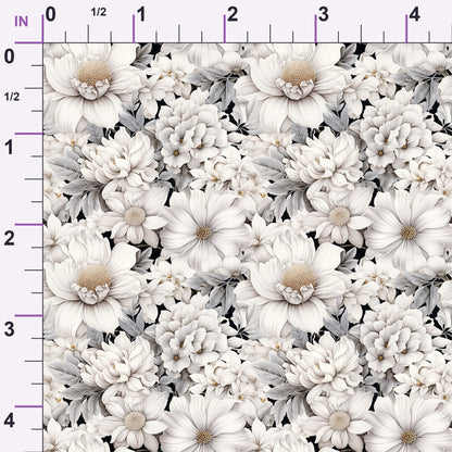 Porcelain Petals Pattern 11 Minky Fabric