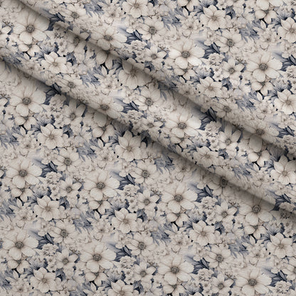 Porcelain Petals Pattern 12 Minky Fabric