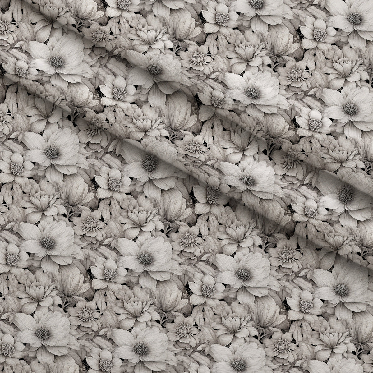 Porcelain Petals Pattern 4 Minky Fabric