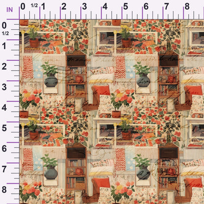 Postmarked Parlor Pattern 10 Minky Fabric