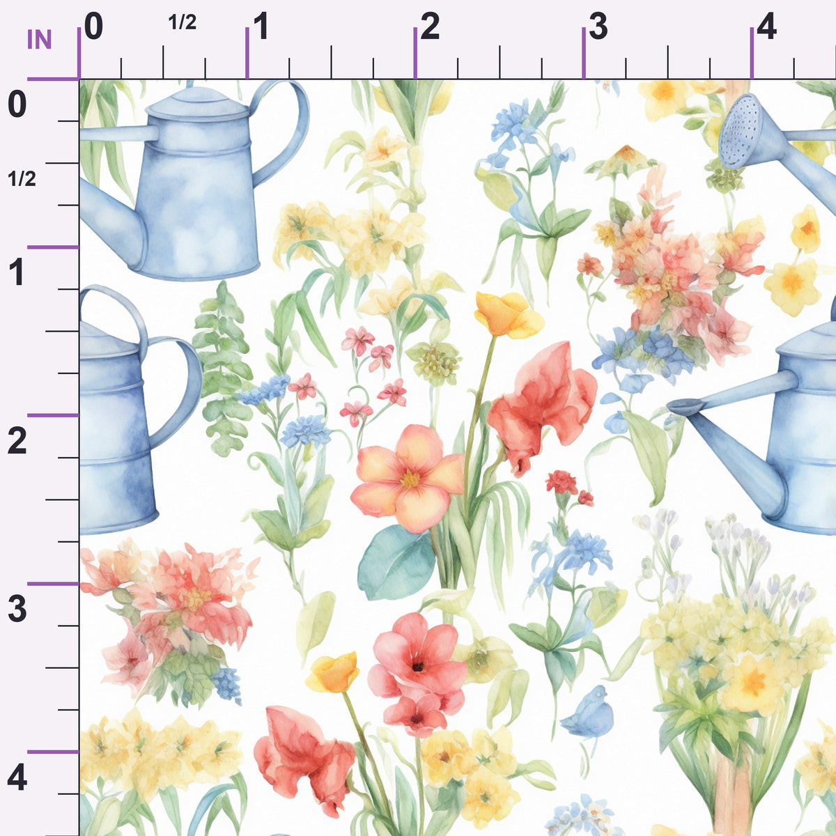 Potting Shed Pattern 8 Minky Fabric