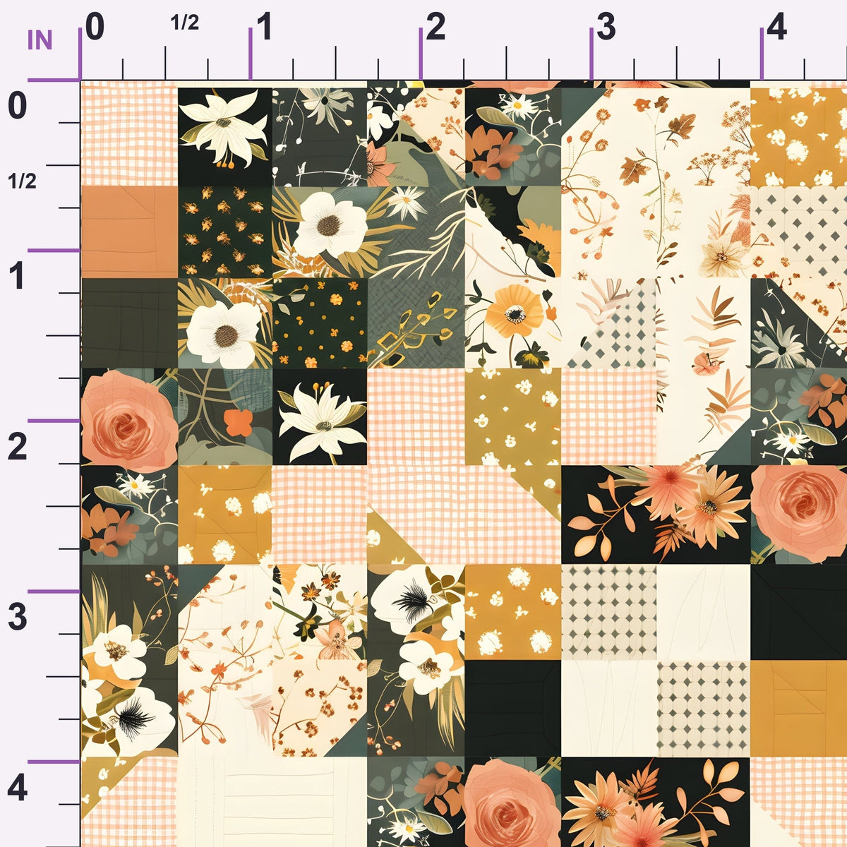 Prairie Blooms Pattern 11 Minky Fabric