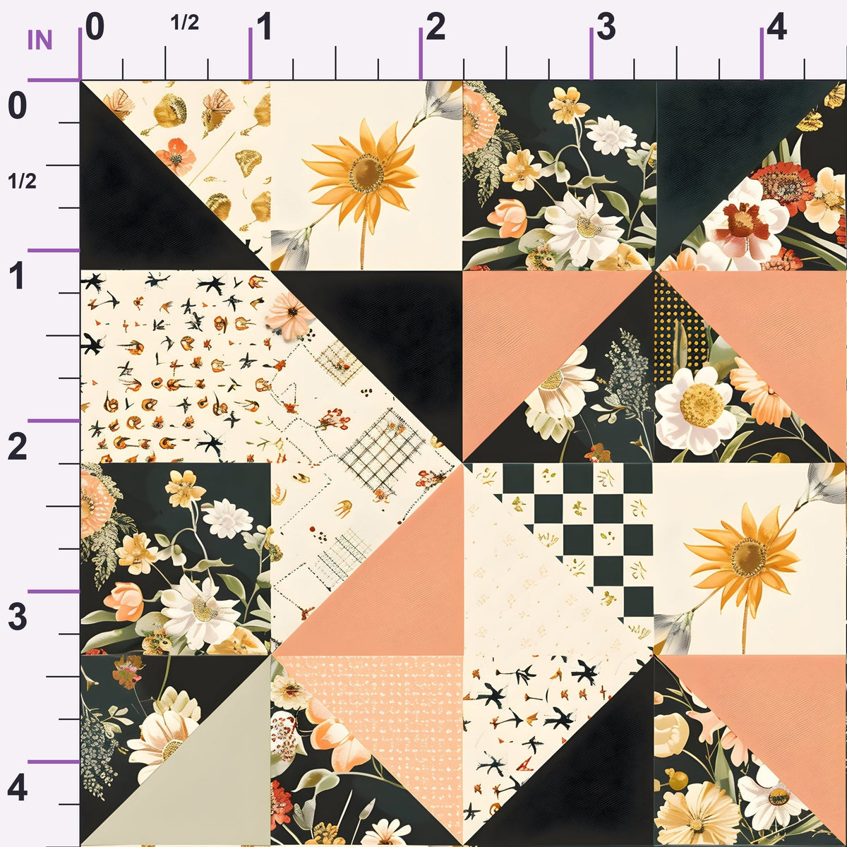 Prairie Blooms Pattern 12 Minky Fabric