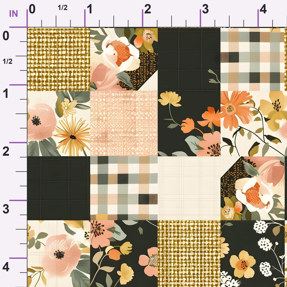 Prairie Blooms Pattern 13 Minky Fabric