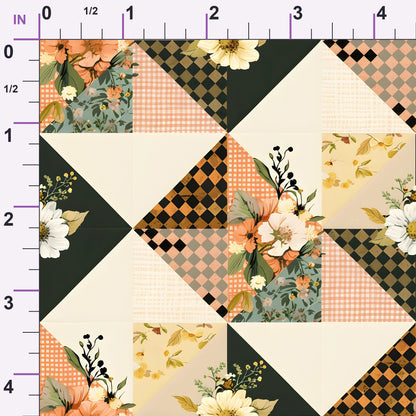 Prairie Blooms Pattern 15 Minky Fabric