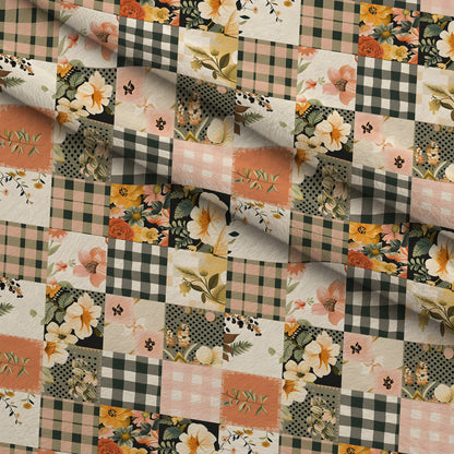 Prairie Blooms Pattern 17 Minky Fabric