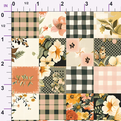Prairie Blooms Pattern 17 Minky Fabric