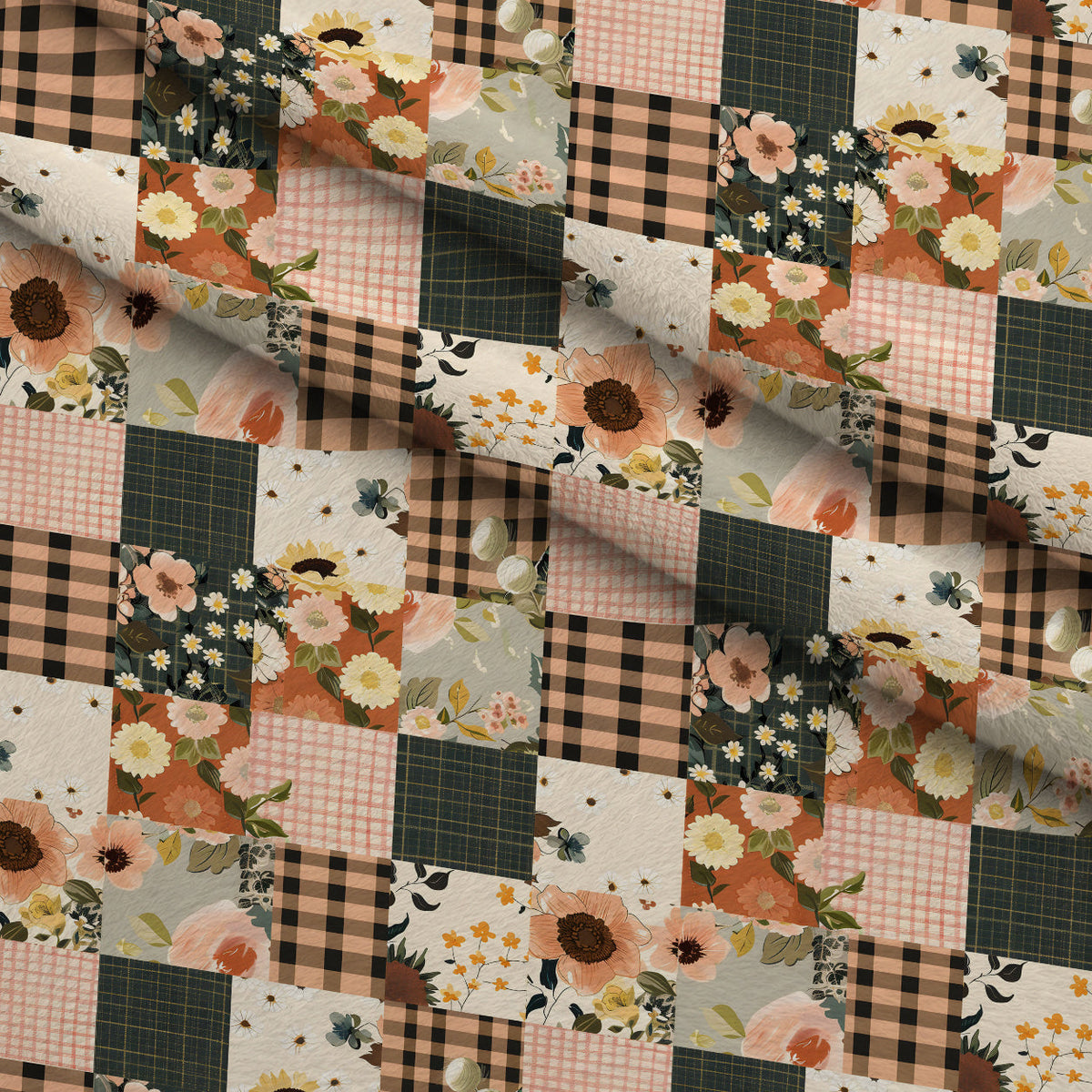 Prairie Blooms Pattern 18 Minky Fabric