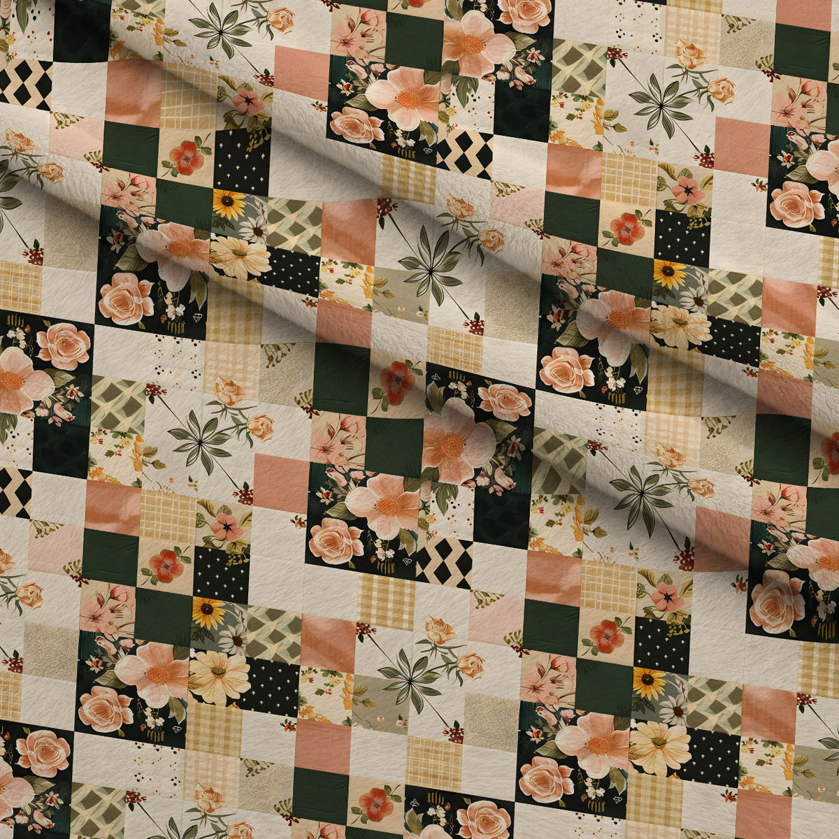 Prairie Blooms Pattern 19 Minky Fabric