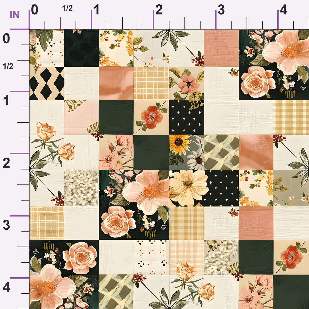 Prairie Blooms Pattern 19 Minky Fabric