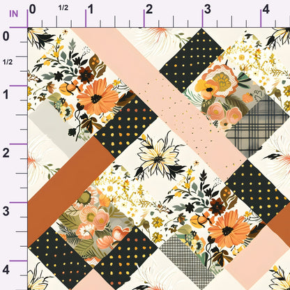 Prairie Blooms Pattern 2 Minky Fabric