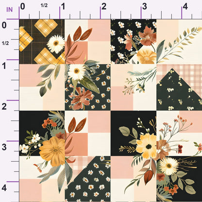 Prairie Blooms Pattern 3 Minky Fabric