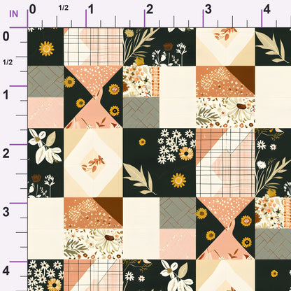 Prairie Blooms Pattern 4 Minky Fabric