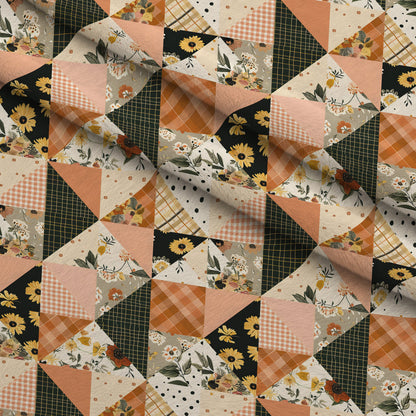 Prairie Blooms Pattern 6 Minky Fabric