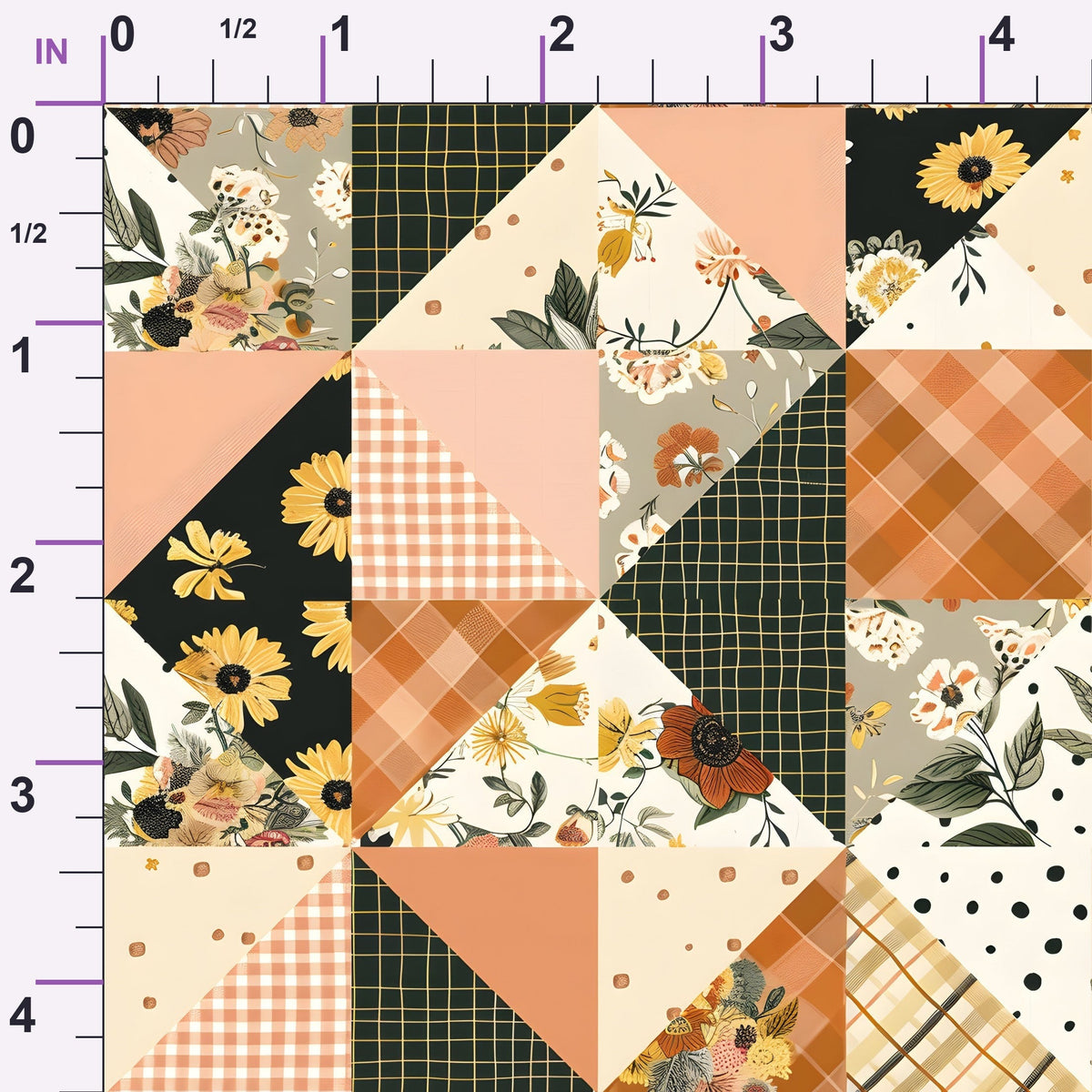 Prairie Blooms Pattern 6 Minky Fabric
