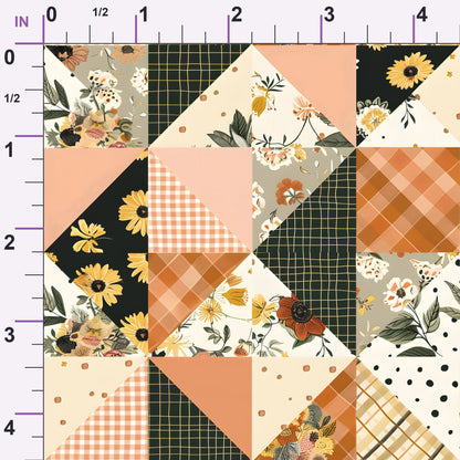 Prairie Blooms Pattern 6 Minky Fabric
