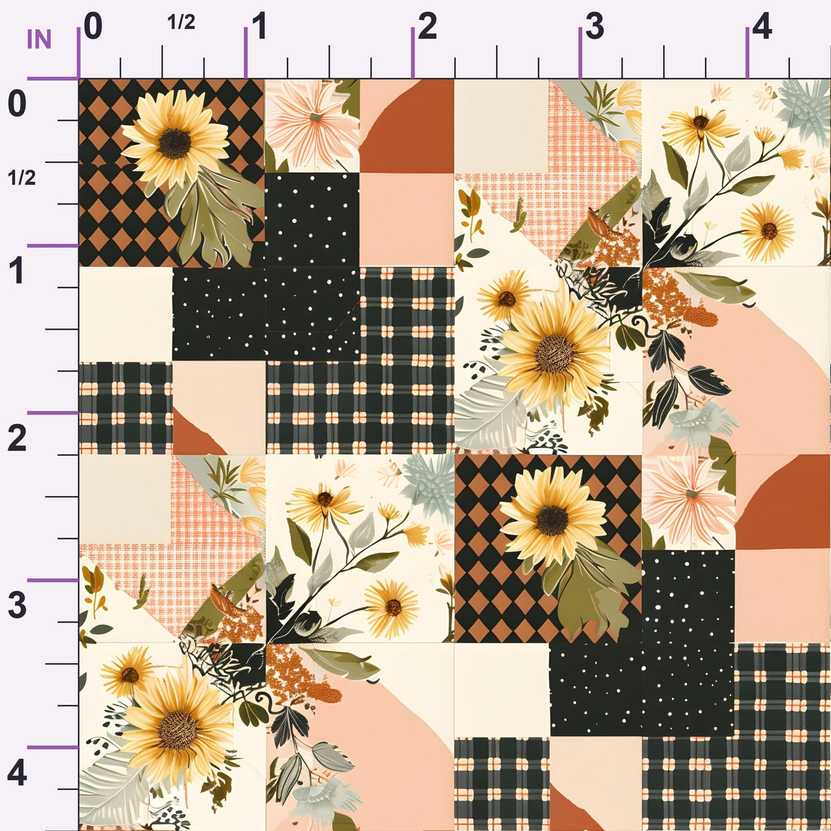 Prairie Blooms Pattern 8 Minky Fabric