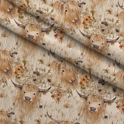 Prairie Petals Pattern 1 Minky Fabric
